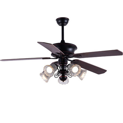 Classico 52In American Ceiling Fan Lâmina de madeira contraplacada com controle remoto