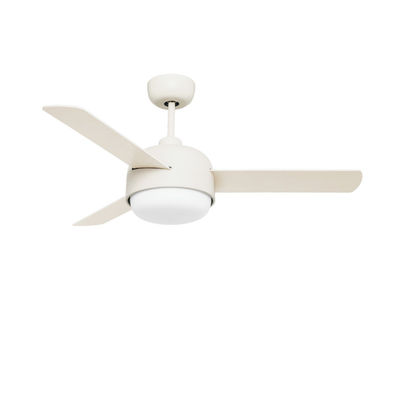 Ventiladores de teto contemporâneos 52in Brancos para salas de estar Quartos de dormir