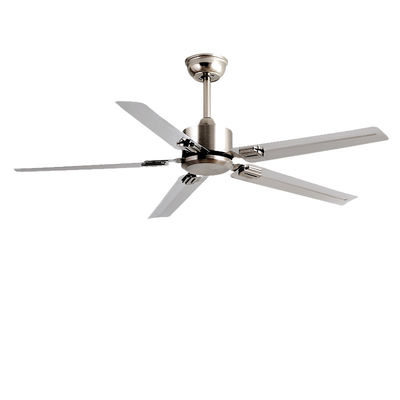 Ventilador de teto de LED moderno de prata ECO 52 3 Blade