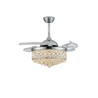 3 lâminas ABS retráteis 3 ventilador de teto de cor clara para restaurante de quarto