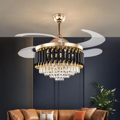 52 polegadas LED 20W Ventilador de teto com motor de corrente contínua com luz