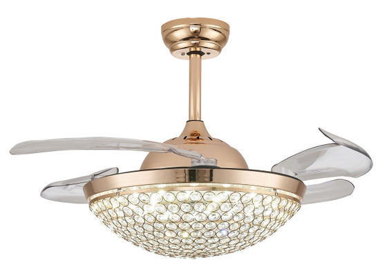 42 polegadas LED 36W Câmbio de cor Ventilador de teto de motor DC moderno com luz