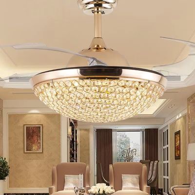 42 polegadas LED 36W Câmbio de cor Ventilador de teto de motor DC moderno com luz