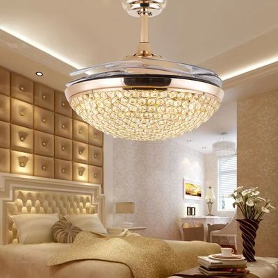 42 polegadas LED 36W Câmbio de cor Ventilador de teto de motor DC moderno com luz