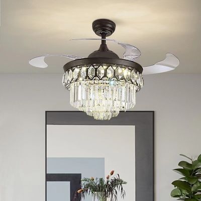 42 polegadas de alta qualidade Crystal Smart Ventilador de teto DC Motor para sala de estar