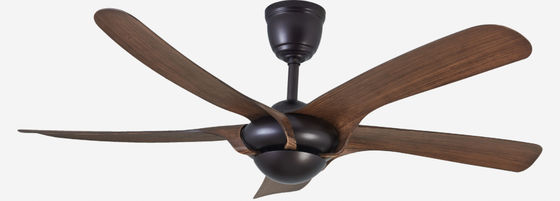 52 polegadas de fluxo de ar alto ventilador de teto silencioso 5 lâminas ABS para escritório