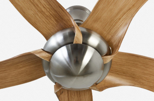 Ventiladores de teto europeus ECO de prata 52in Ventiladores de teto eficientes em termos energéticos