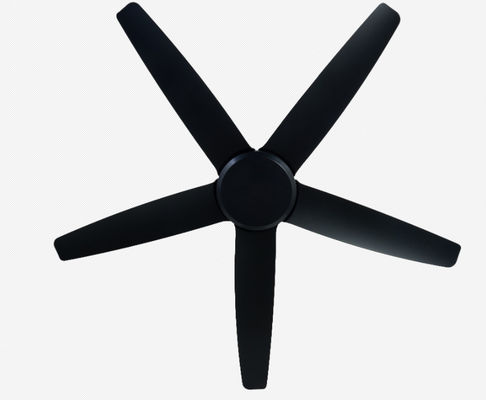 ECO Ventiladores 56 polegadas Ventilador de teto de motor DC preto moderno para escritório