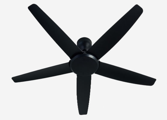ECO Ventiladores 56 polegadas Ventilador de teto de motor DC preto moderno para escritório