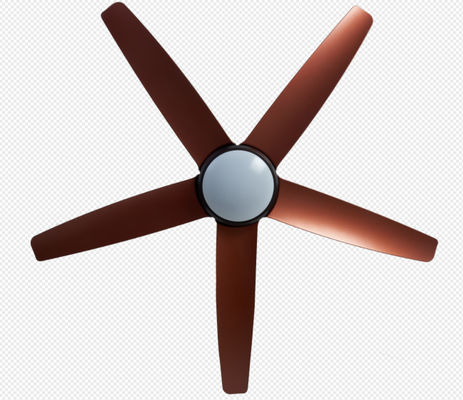 Ouro 56 polegadas Ventilador de teto de motor de corrente contínua moderno com luz para escritório