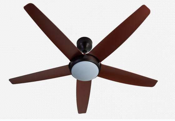 Ouro 56 polegadas Ventilador de teto de motor de corrente contínua moderno com luz para escritório
