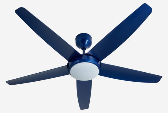 Blue 56 Inch Moderno DC Motor Ventilador de Tecto controle remoto com luz