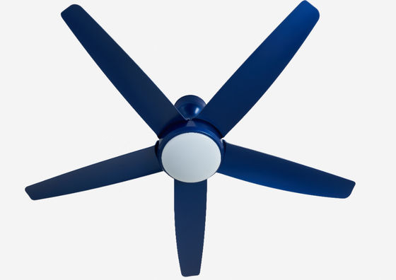 Blue 56 Inch Moderno DC Motor Ventilador de Tecto controle remoto com luz