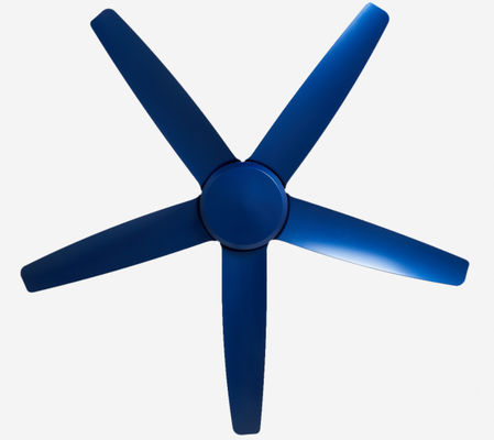 Moderno azul 56 polegadas DC Motor Ventilador de teto controle remoto sem luz para sala de estar