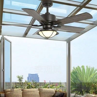 Lâmina de madeira compensada Ventilador de teto à prova d'água Com Ventiladores à prova d'água