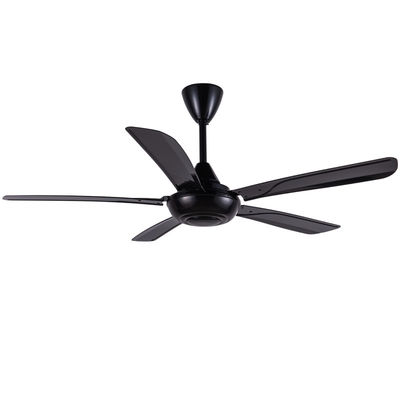 56 polegadas ABS Ventilador de teto preto baixo ruído com controle remoto