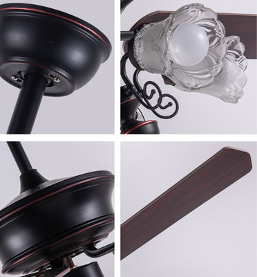 Classico 52In American Ceiling Fan Lâmina de madeira contraplacada com controle remoto