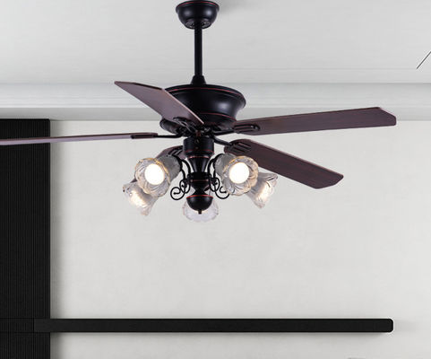 Classico 52In American Ceiling Fan Lâmina de madeira contraplacada com controle remoto