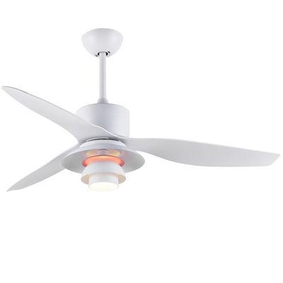 Ventiladores de teto de estilo europeu branco modernos 52in Ventilador de teto de três pás