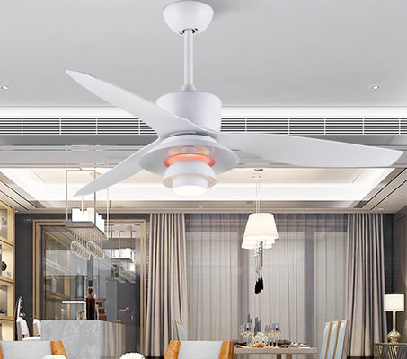 Ventiladores de teto de estilo europeu branco modernos 52in Ventilador de teto de três pás