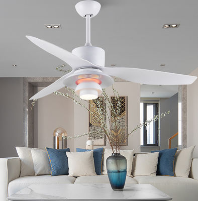 Ventiladores de teto de estilo europeu branco modernos 52in Ventilador de teto de três pás
