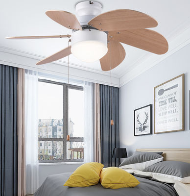 A poupança de energia puxa interruptor ventilador de teto 36 polegadas motor AC para quarto