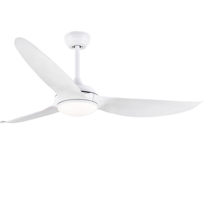 ABS remoto ventilador de teto LED moderno 58 polegadas três lâminas