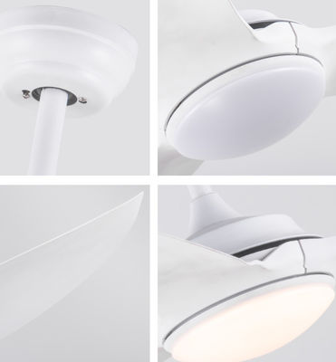 ABS remoto ventilador de teto LED moderno 58 polegadas três lâminas
