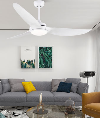 ABS remoto ventilador de teto LED moderno 58 polegadas três lâminas