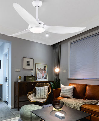 ABS remoto ventilador de teto LED moderno 58 polegadas três lâminas