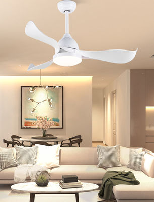 Ventilador de teto de banheiro com luz e lâminas ABS