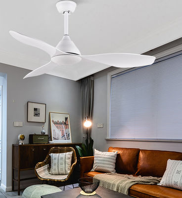 Ventilador de teto de casa de banho branco 48 com lâminas ABS 3