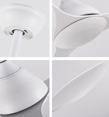 Ventilador de teto de casa de banho branco 48 com lâminas ABS 3