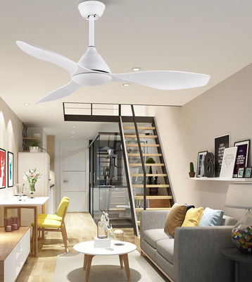 Ventilador de teto de casa de banho branco 48 com lâminas ABS 3