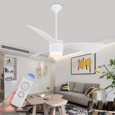 3 lâminas de ABS DC Ventilador de teto 52 polegadas com leve Americana Ventilador de teto