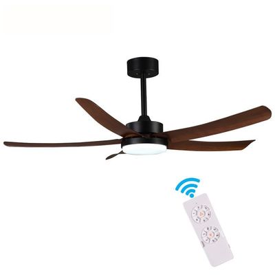 Ventilador de teto americano de 3 cores Decorativo Ventilador de 52 polegadas com luz