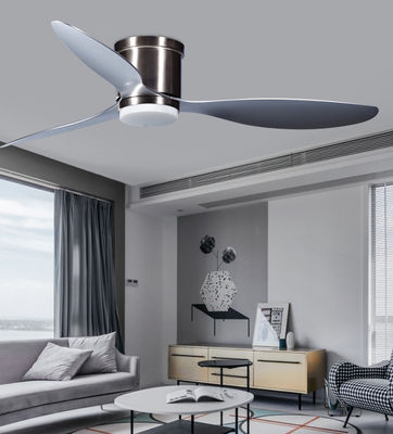 Lâmina ABS 52 polegadas Ventilador de teto silencioso para controle remoto do quarto