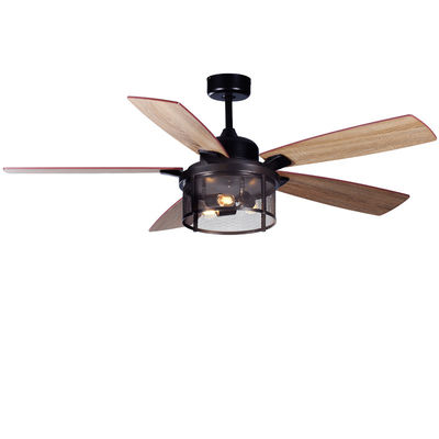 ECO 52In American Ventiladores de Tecto Lâmina de contraplacado Ventilador de Tecto Remoto Com Luz