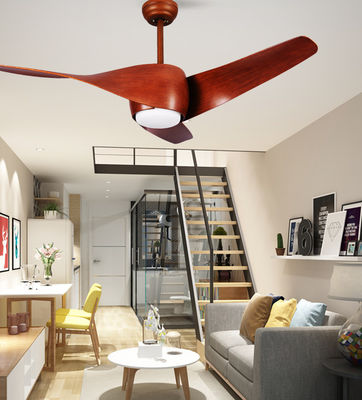 52Ventiladores de teto europeus ABS com controlo remoto de baixo ruído para quartos