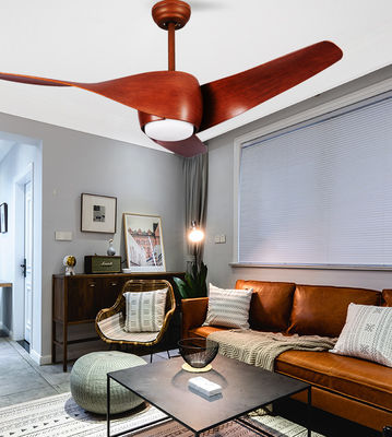 52Ventiladores de teto europeus ABS com controlo remoto de baixo ruído para quartos