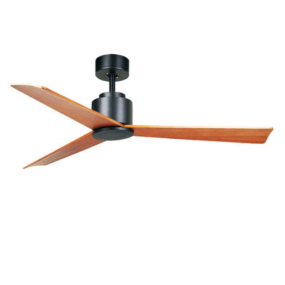 52 Casa Delta Wing Ventilador de teto com lâminas de madeira real baixo ruído