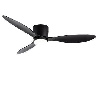 Ventilador de tecto ABS de 52 polegadas preto