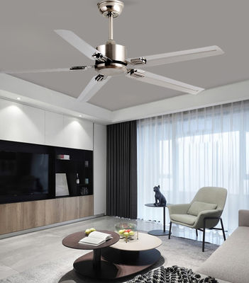 Ventilador de teto de LED moderno de prata ECO 52 3 Blade