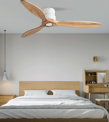 Ventilador de teto suspenso moderno com lâmina de luz 3 Flush Mount Ventilador de teto