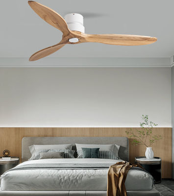 Ventilador de teto suspenso moderno com lâmina de luz 3 Flush Mount Ventilador de teto