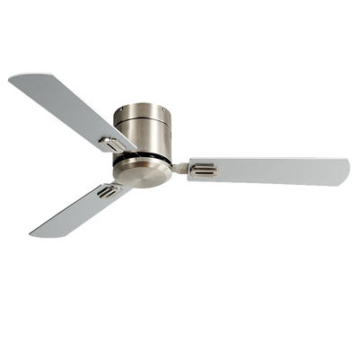 Ventilador de teto suspenso de 52 polegadas com ventilador de teto de 3 lâminas branco claro