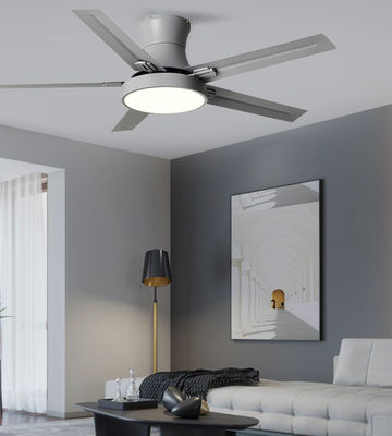 Lâmina ABS 52 polegadas ventilador de teto com ventilador de sala de estar moderno remoto
