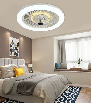 Ventilador de teto retrátil inteligente sem lâmina Ventilador de candelabro para quarto