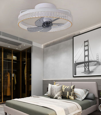 Ventilador de teto suspenso remoto com luz 42 Ventilador de teto sem lâmina Lustreiro