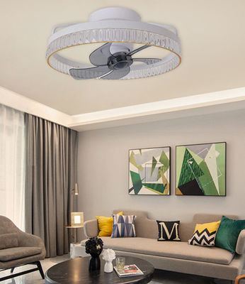 Ventilador de teto suspenso remoto com luz 42 Ventilador de teto sem lâmina Lustreiro